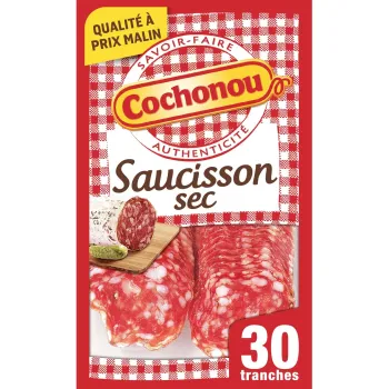 Saucisson sec - Tranches fines