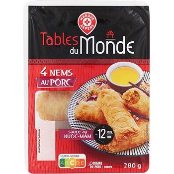 Nems au porc avec la sauce x 4