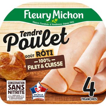 Tendre Poulet Go?t R?ti 4 tranches