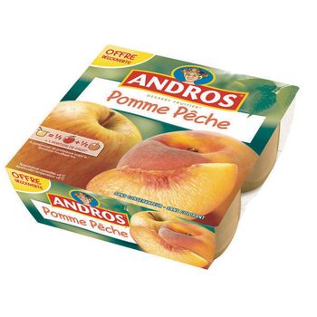 Compote pomme p?che