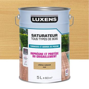 Saturateur pour bois ext?rieur LUXENS ch?ne naturel mat 5