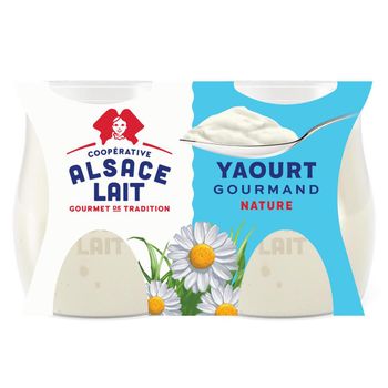 Livraison ? domicile Alsace Lait Yaourt brass? nature