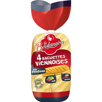 Comparez Baguettes Viennoises d?j? fendues