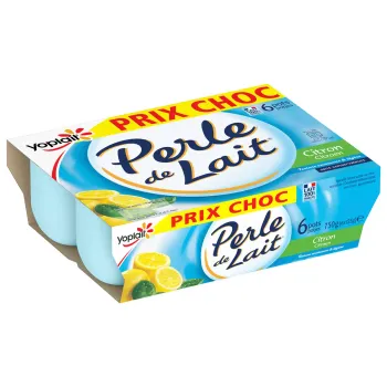 Yaourt brass? citron PERLE DE LAIT