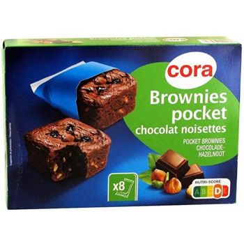 Mini brownies chocolat noisettes