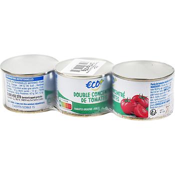 Double concentre de tomates - Eco +