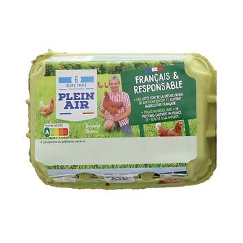 Comparez 6 ?ufs plein air Lidl