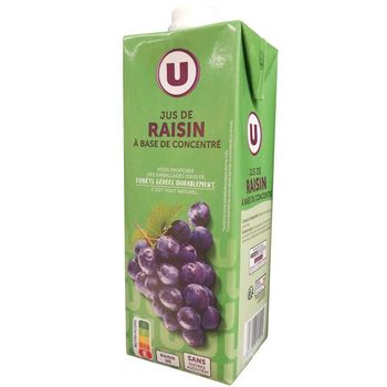 Comparez Jus de raisin ? base de concentr?