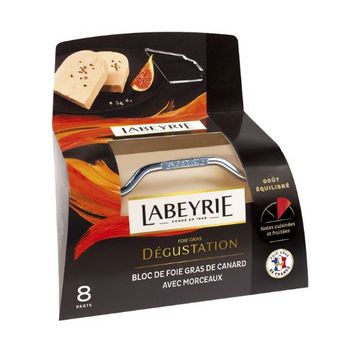 Bloc de foie gras de canard du sud-ouest avec morceaux