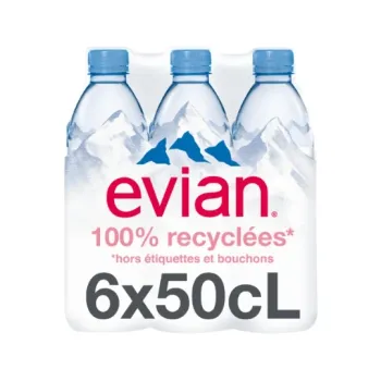 Evian eau 6x50cl