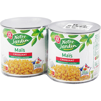 Mais Croquant-2x285G Pne - NOTRE JARDIN
