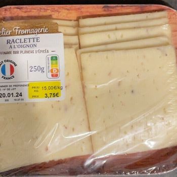 Raclette ? l?oignon