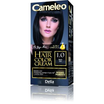 Comparez cam?leo black hair color cream d?lia comestics