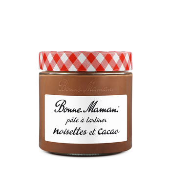 P?te ? tartiner aux noisettes et au cacao