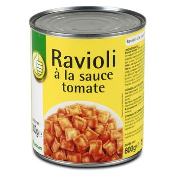 Ravioli ? la sauce tomate