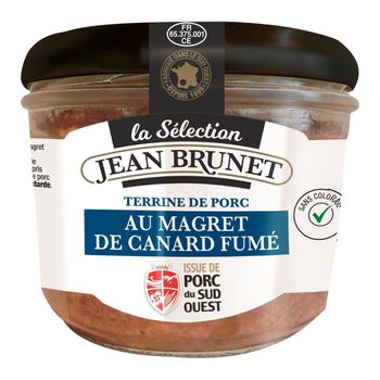 Terrine de porc au magret de canard fum?