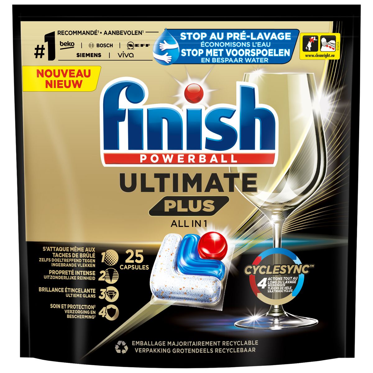 FINISH Powerball ultimate plus tablettes